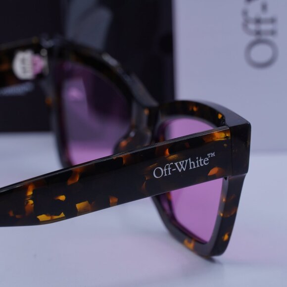 Off-White OERI110 CINCINNATI 6030 Cat Eye Sunglasses – Havana/Pink main image 5